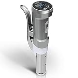 Nutrichef Sous Vide Thermal Immersion Circulator For Even Cooking| Durable Stainless Steel Stick, Ergonomic Handle & Temperature Control| For Meat/Steak/Chicken/Vegetables/Fish & More