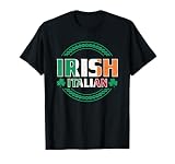 Irish Italian Flag Half Irish Half Italian St Patrick's Day T-Shirt