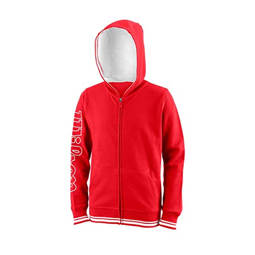 Wilson Y Team II Fz Hoody protège les enfants du froid pendant le sport en extérieur