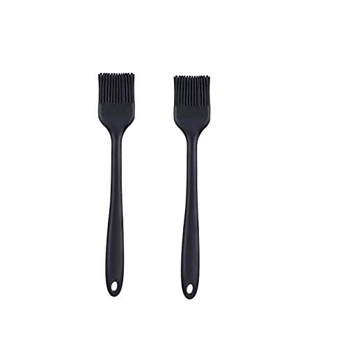 Image of Baskety Silicone Non-Stick Heat Resistant Spatula Multi Purpose Tools with Strong Steel Core and One-Pieces Design Perfect for BBQ Grill Baking Kitchen Cooking(Pack of 2)