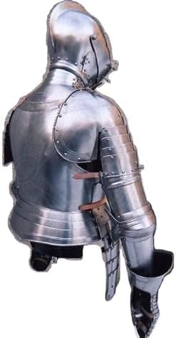 Medieval Half suit of armor Wearable Half Body Suit of Armor, Standard, Silver