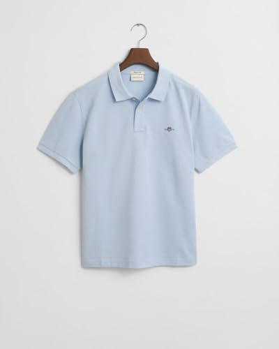 GANT Reg Shield SS Polo piqué pour Homme, Fresh Blue., M