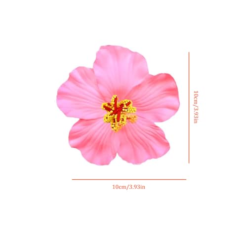 6 Pinzas de Flores Hawaianas Artificiales para Mujer miniatura 2
