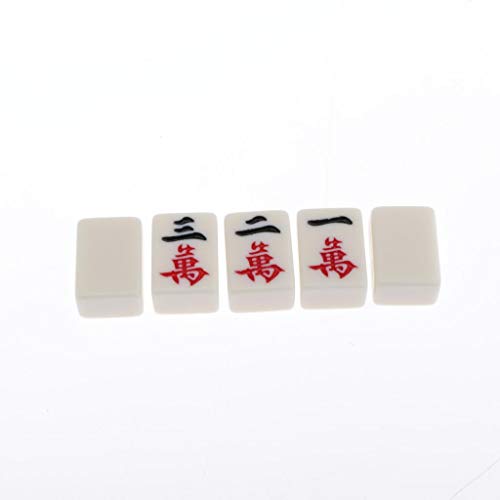 Mini Mahjong Baoblaze chino tradicional con caja portátil miniatura 2