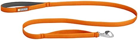 RUFFWEAR Front Range Dog Lead, 5 ft Leash with Padded Handle for Everyday Walking, Hibiscus Pink