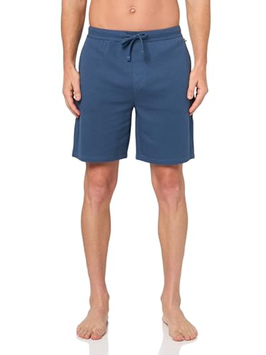 Image of BOSS Men's Waffle Contrast Logo Lounge Shorts