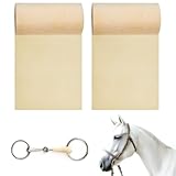 Foilswirl 2 Rolls 1 Yard Length Latex Horse Bit Wrap Tape Horse Bit Protector Self Adhering Guards Wrap for Equines Equestrian Elastic Shielding Bandage Tape Supplies