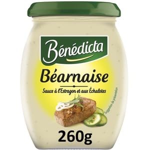 Benedicta Sauce Bearnaise Echalote Estragon 260g Benedicta Bearnaise Sauce With Shallots And Tarragon 260g