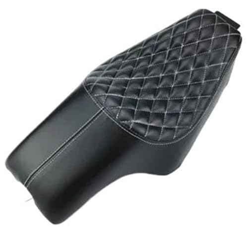 Asiento Sportster XL883 1200 biplaza negro mate acolchado para renovación de moto custom