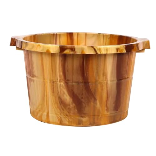 FashionCha Cubo para baño de pies, lavabo para pies, resistente, para hotel, hogar, con, bañera de remojo para pies