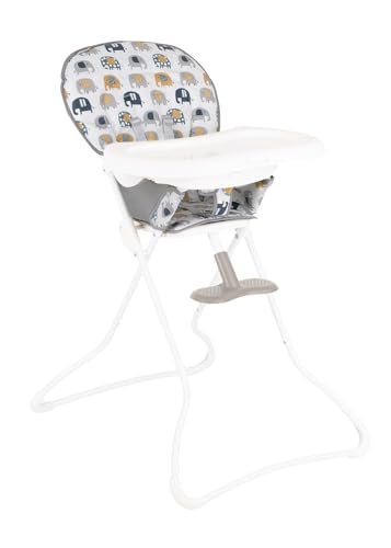 Graco Snack N' Stow Highchair with compact fold, lightweight at only 5.4kg and freestanding fold, Parade fashion