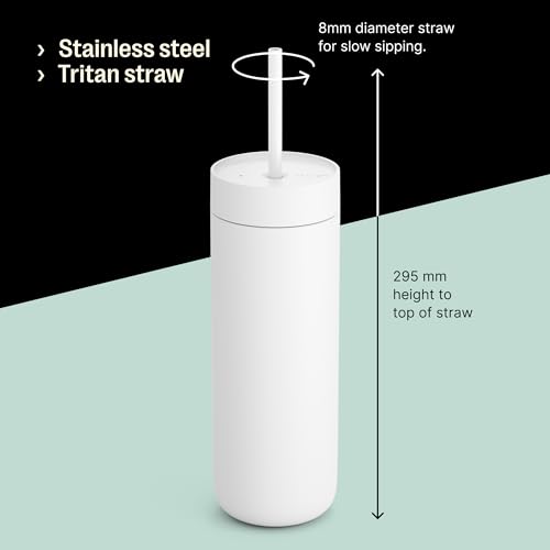 Fellow 20 oz Carter Carry Vacuum Insulated Tumbler for Water Tea, Coffee, Smoothies, & more, Stainless Steel - Image 4