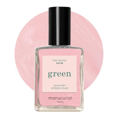 Manucurist Green Vernis à Ongles Rose Pâle Nacré Satin