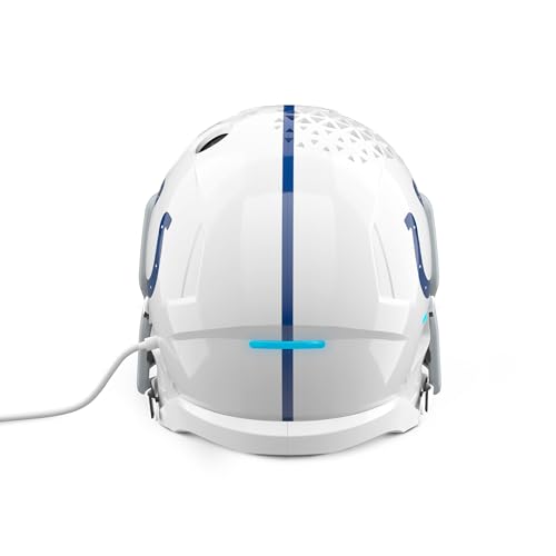 Image of NFL Echo Dot Bundle: Includes Echo Dot | Charcoal and Limited-Edition NFL Helmet Stand | Indianapolis Colts