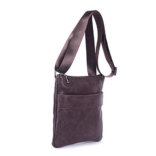 Pochette plate sacoche mixte marron de la marque Générique BLUE SMITH, accessoire de mode pour adulte