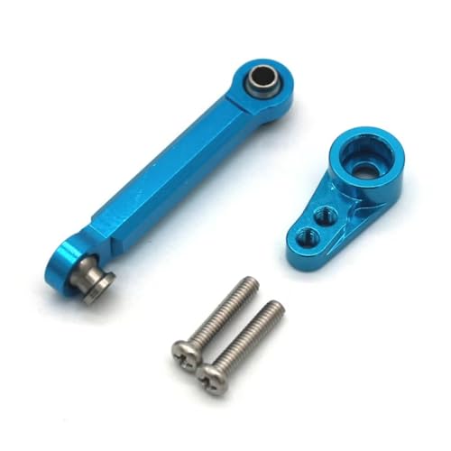 RC�R�l�N�e�B���O���b�h�^�C���b�h For MJX 14303 14301 14302 1/14 RC 4WD ���^���A�b�v�O���[�h�p�[�c �����[�g�R���g���[���J�[�p �X�e�A�����O�A�[�� �^�C���b�h�A�N�Z�T���[(Blue)