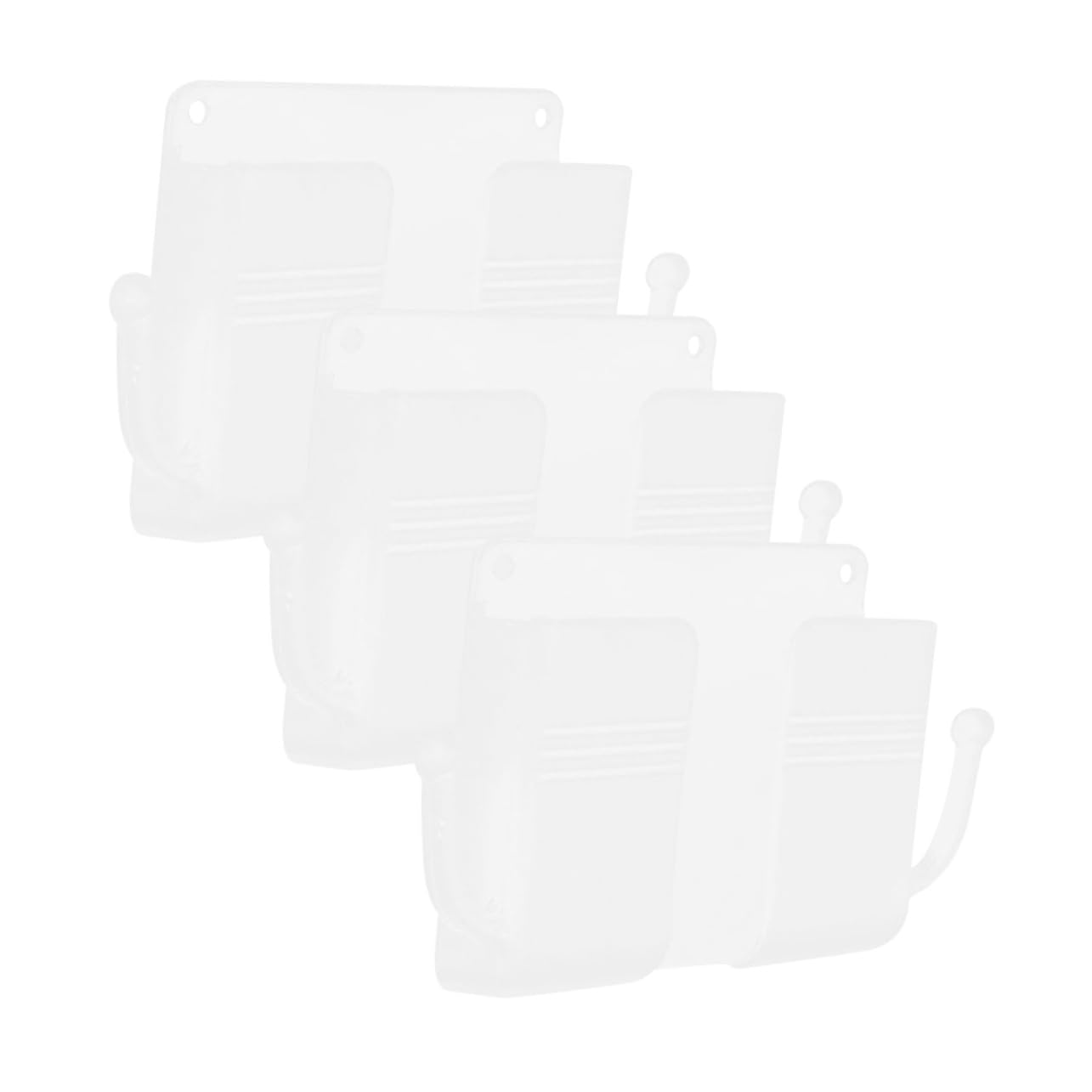 NUOBESTY 15stücke Teiliges Wandhalterung Für Handys Selbstklebender Fernbedienungs-organizer Praktische Aufbewahrungsbox Für Tv Und Klimaanlagenfernbedienungen Einfache Installation Für