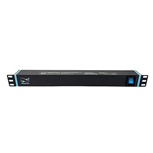 Infitronic - Regleta de 19 Pulgadas INSV1002-19 Pulgadas para Rack 8 x 1U con 2 x USB Charging/Switch | Ya disponible en tu tienda friki favorita! En mundofriki.es!