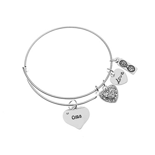 Infinity Collection Oma Bracelet, Oma Jewelry, Oma Bangle, Grandma Jewelry Makes Great Grandma Gifts