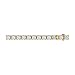 12 Carat Diamond Tennis Bracelet in 14K Yellow Gold (7 Inch) - IGI Certified