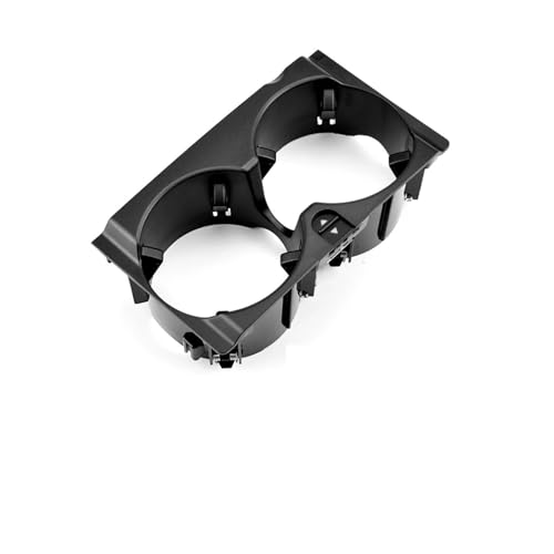 NEGRO Car Front Center Console Water Cup Holder Insert Frame,Fit For W212, E-Class 2010-2013 A2126800110 2126800110 car drink holders(Model A Black)