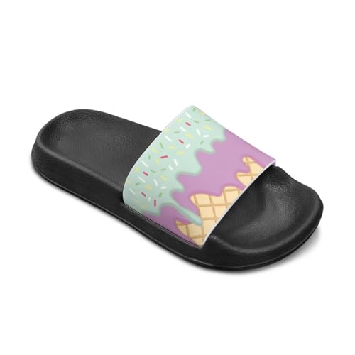 Image of Slides for Boys Girls Quick Drying Kids Slides Sandals Non-Slip
