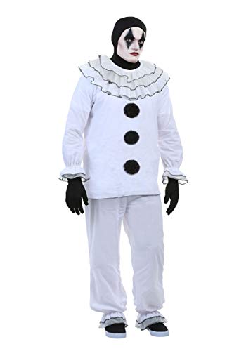 Plus Size Vintage Pierrot Clown Fancy Dress Costume 2X 2X