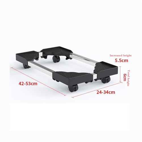 Soporte Móvil Ajustable para CPU con Ruedas Giratorias para Ordenador Bajo Escritorio miniatura 2