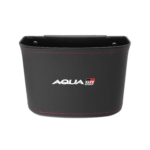 アクア GRスポーツ 専用 車用 ゴミ箱 AQUA GR SPORT 対応 防水 車 ゴミポケット ドア側や座席の後ろ 設置可能 小物入れ 半円型 収納 車 ゴミ ボックス カー用品 大容量 おしゃれ 便利グッズ 1個セット(ブラック,アクア GRスポーツ
