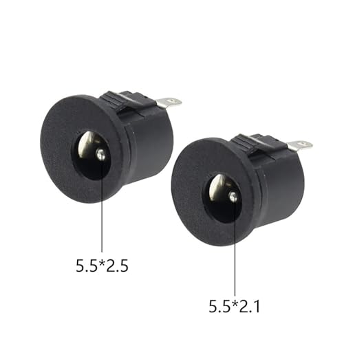 Conector de CC para montaje en panel DC022 DC-022K de 5.5x2.1mm con ranuras para tarjetas 3