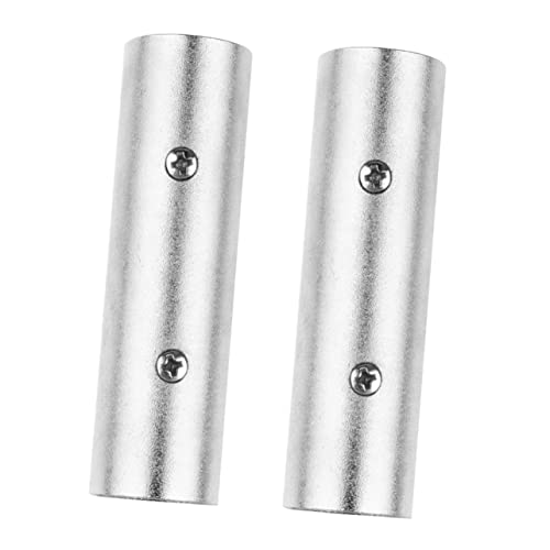 DIYEAH 2pièces Connecteur XLR Mâle vers Mâle Broches Adaptateur De Ligne De Microphone