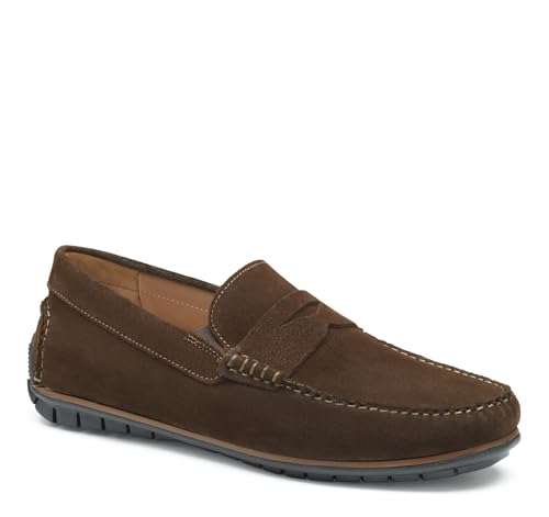 Johnston & Murphy Cort 2.0 Penny Dark Brown Waxed English