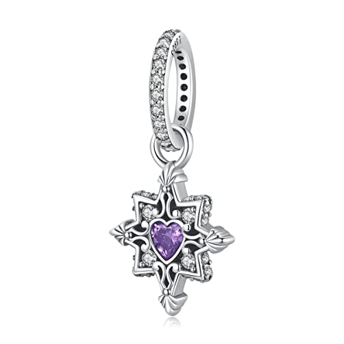 Pendentif Argent 925 Pierre Violette, le Bijou Étoilé pour Vos Tenues de Soirée