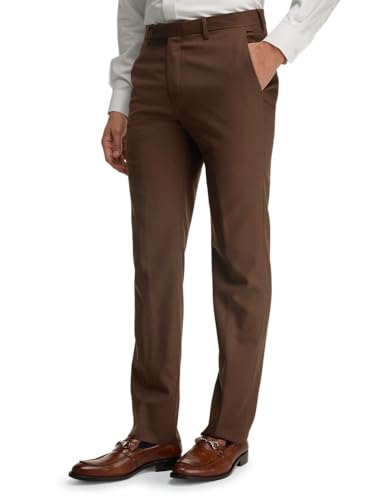 Paul Fredrick Men's Wool Gabardine Flat Front Pants4