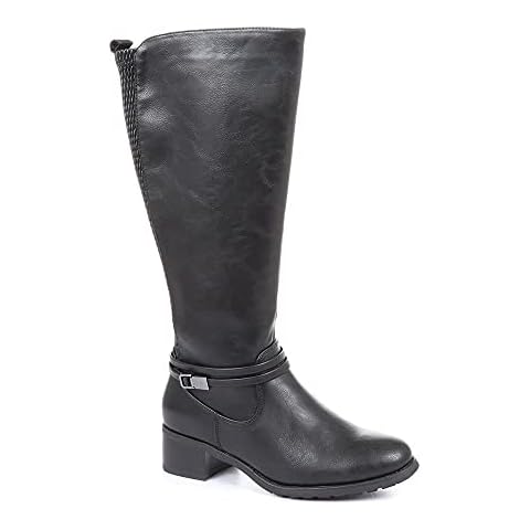 Pavers Ladies Knee High Boots 316 543 - Black Size 6 UK Cover