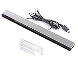Replacement Wired Remote Motion Sensor Bar Reciever with Bracket for Nintendo Wii/Nintendo Wii U (with...