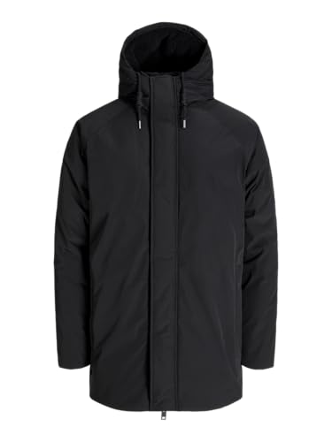 JACK & JONES Parka Sn Jjewood pour Homme, Noire, Taille M, Noir, M