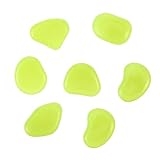 Generic 100Pcs Brille dans Les Rochers Lumineux Décor de Jardin de Jardin Cailloux de Jardin Lumineux Les Rochers Noirs