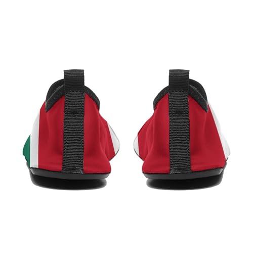 Mexico Flag Mexican Man Woman Water Shoes Quick Dry Barefoot Shoe Beach Surfing Swim Pool Yoga Sock2