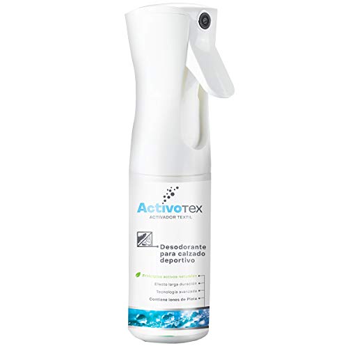 Eliminador de olores ropa, colchones sofas | Ambientador para el hogar y tejidos | Spray perfumador quita olores con aroma a limpio | ACTIVOTEX | 80 ml (Aroma limpio, 185 ml)