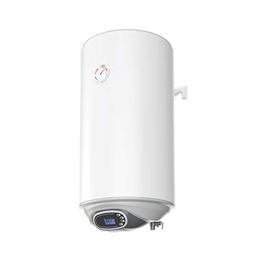 Ryte Eco Termo Eléctrico Digital 80 litros | Calentador de Agua Vertical Horizontal, Serie Premium Eco, Instantaneo - Aislamiento de alta densidad [Clase de eficiencia energética B]