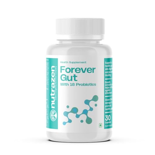 Forever Gut Probiotic | 45 Billion+ CFU | 18 Strains with L-Gluta...