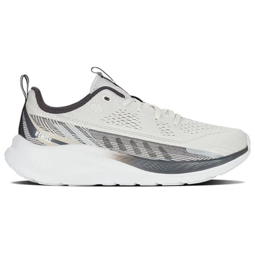 K-Swiss Women's Helio Trainer 6 Blanc/Asphalt/Oatmeal
