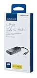 Insignia - 4-Port USB-C Hub - Black Model: NS-PCHC4A
