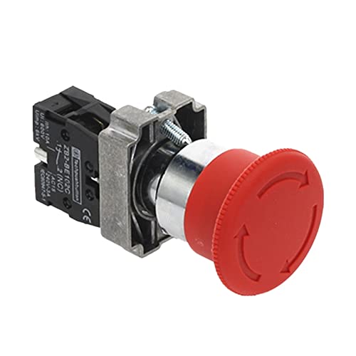 Bouton d'arrêt d'urgence XB2-542 pour sécuriser les machines industrielles