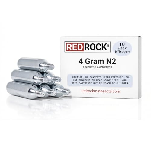 REDROCK 4.1 Gram Nitrogen Threaded Cartridge (10 Pack)