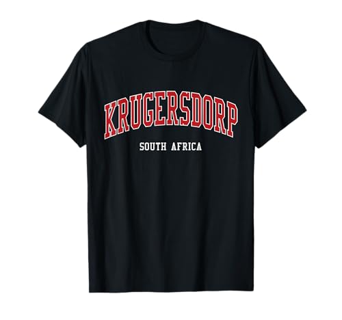 Krugersdorp South Africa College University Style T-Shirt