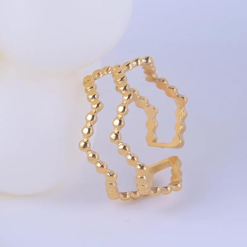 Bijoux d'exception avec cette bague texturée pour elle et lui - 4