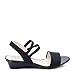 LifeStride Womens Yolo Sandal Black 8.5 W