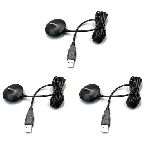 Antena receptor GNSS USB paquete de 3 unidades compatible con protocolo NMEA 0183